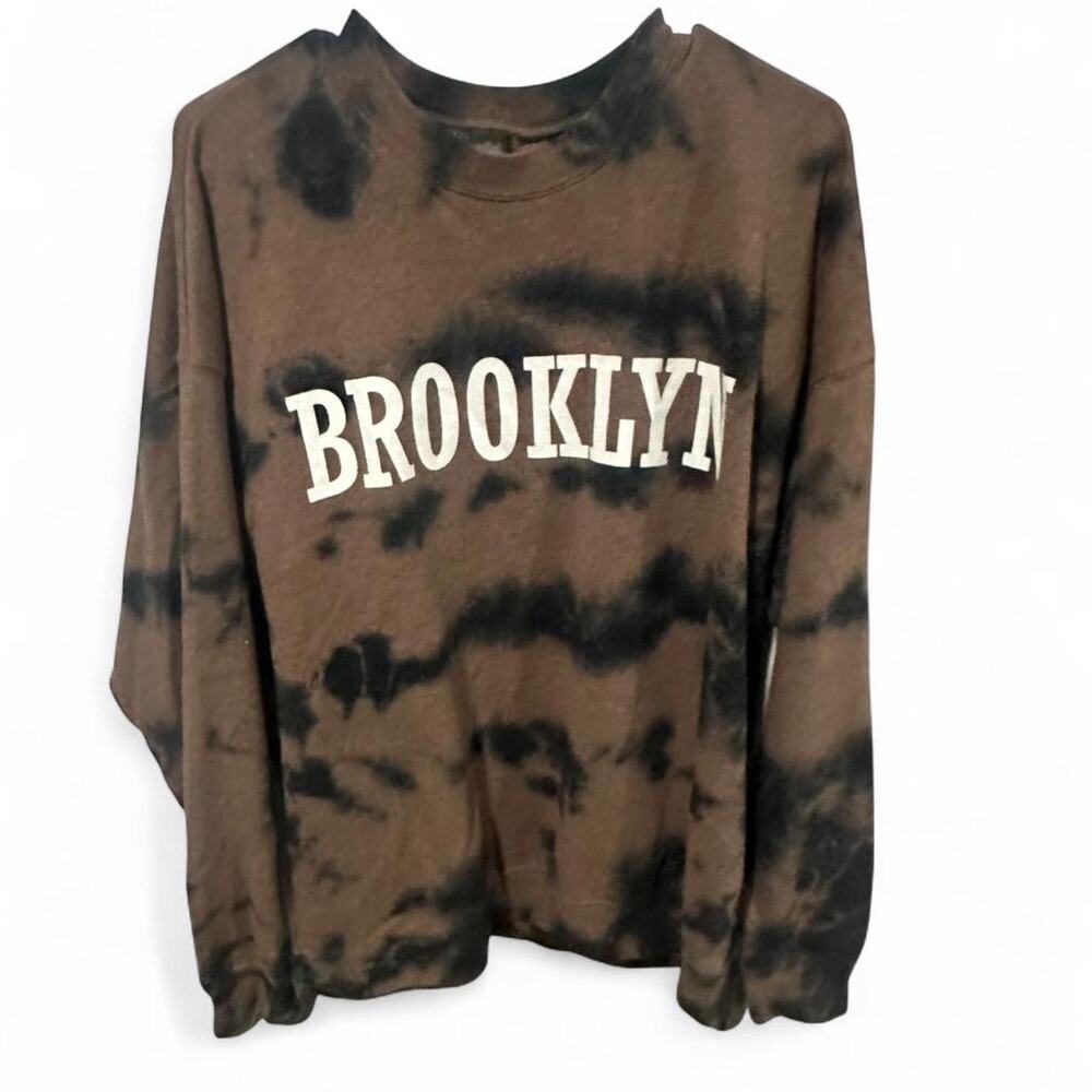 Wild fable brown tie dye long